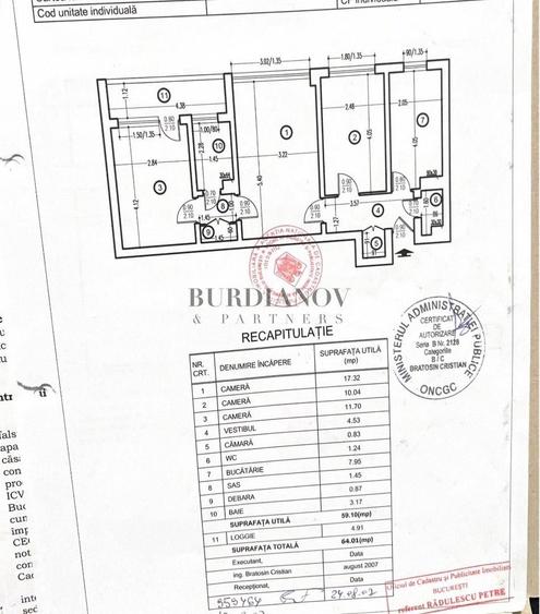 Apartament cu 3 camere - Ferdinand- Str. Avrig - Metrou Piața Iancului - 3