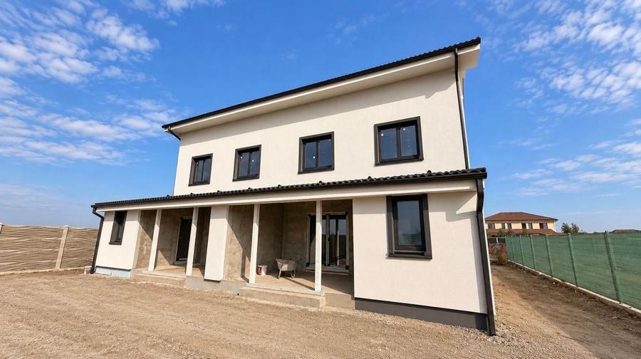 Duplex cu 4 camere cu Canalizare în Săcălaz
