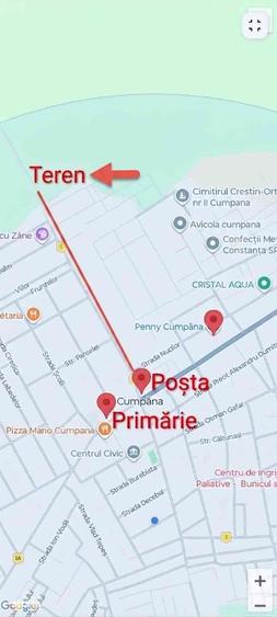 Teren de 418 mp, în Cumpăna