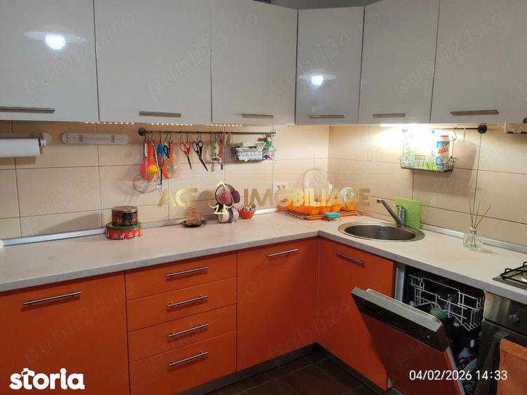 Apartament cu 3 camere, mobilat în Titan