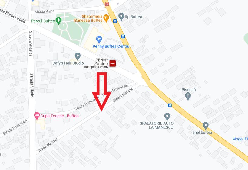 BUFTEA  Teren  7350 mp  situat in Centrul orasului Buftea. - 1