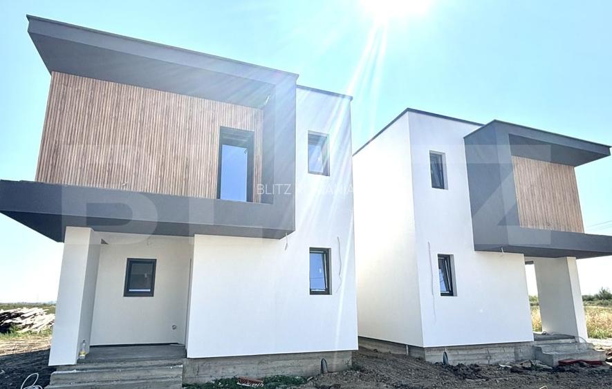 Casa individuala cu design modern si curte proprie - confort si eleganta