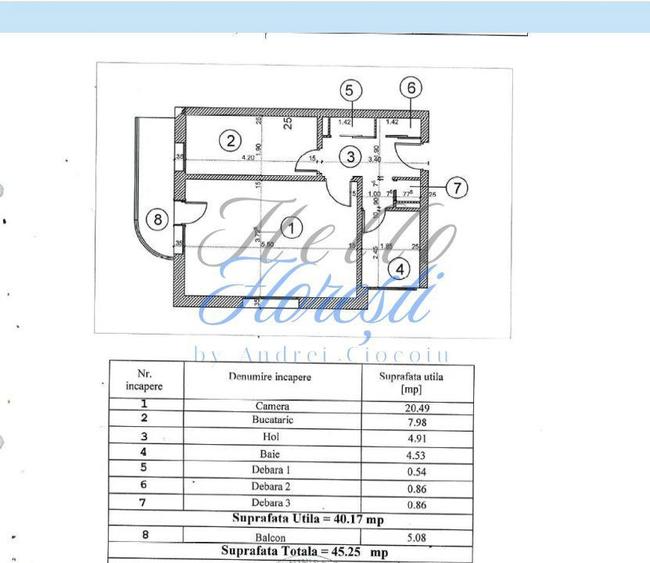 Apartament de 1 camera, 40 mp. Zona Eroilor - 7