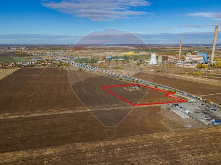 Teren intravilan 13.482 mp pe Centura Nord Arad, front 188 m - 5