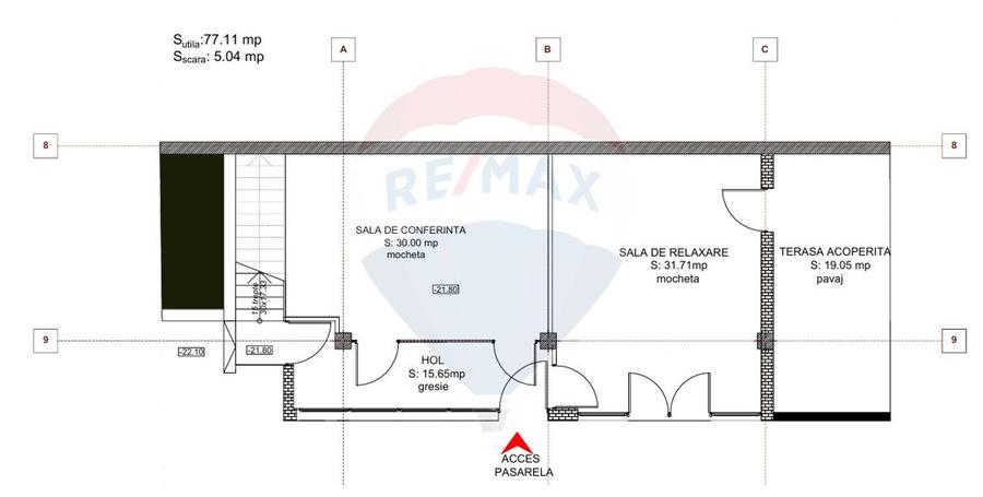 Spațiu de birouri de 167mp de închiriat în zona Gruia - 21