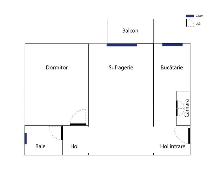 Vand apartament cu 2 camere - zona Gojdu - 4