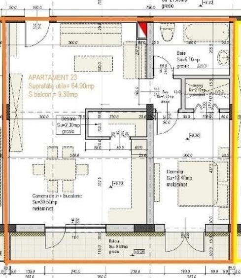 Apartament nou cu 2 camere de vanzare in Complexul Brubus -Santandrei - 8