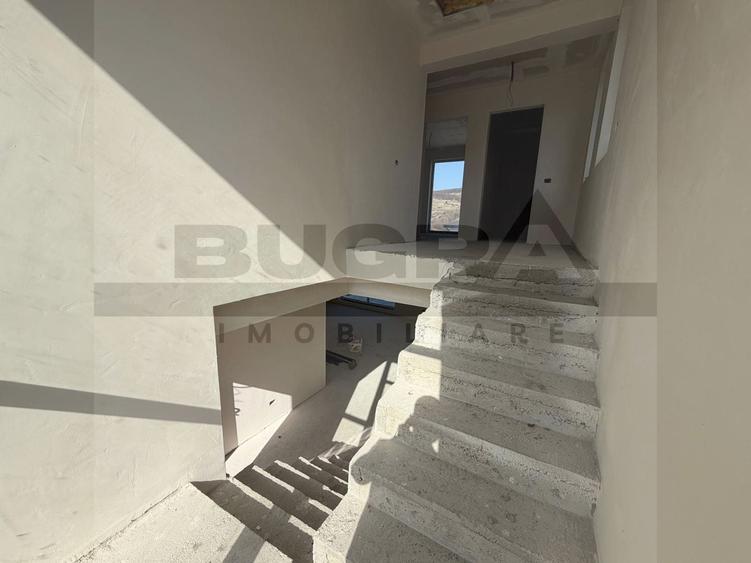 Casa individuala de lux, 119mp, teren 600mp, panoramic, Popesti - 12