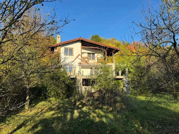 Vila S+P+E, priveliste deosebita, 6 camere, garaj, terasa, Cornu, PH