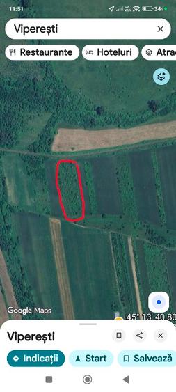 Teren extravilan 4000mp Viperesti  - 4