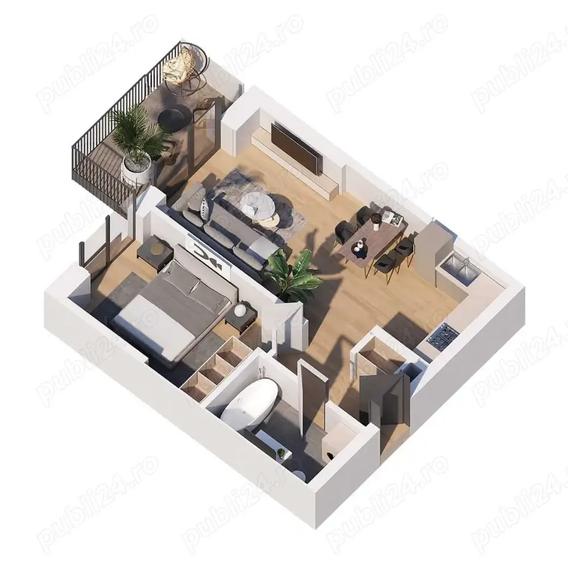 2 camere Estoria City faza 2 - 1