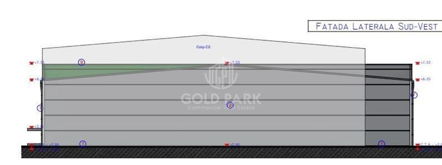 Spatiu Industrial- Zona Apahida- Suprafete de 630 - 1.500 - 2.070 mp - 5