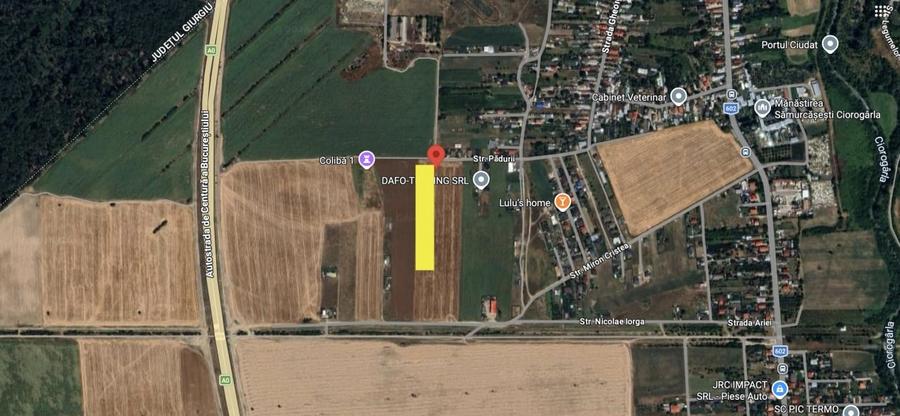 Oportunitate de Investiție Teren Intravilan Ciorogarla 5000MP Deschidere 36M! - 1