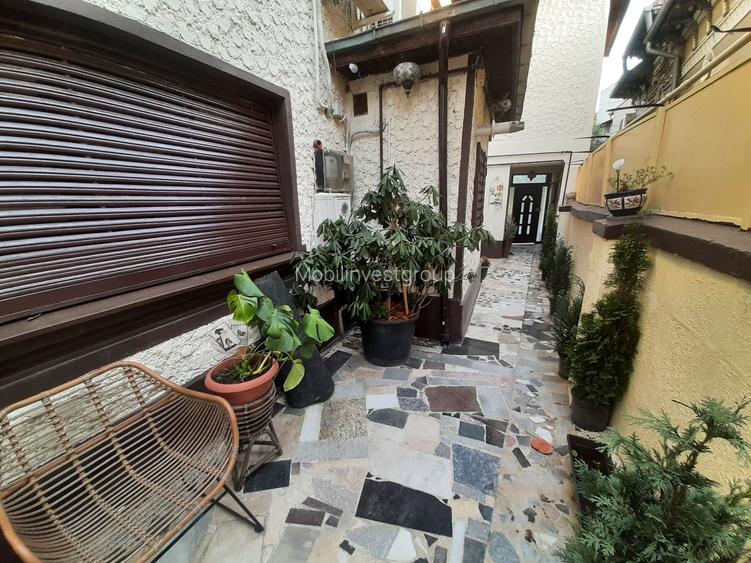 Apartament in vila, curte, Victoriei, Buzesti, mobilat, centrala proprie