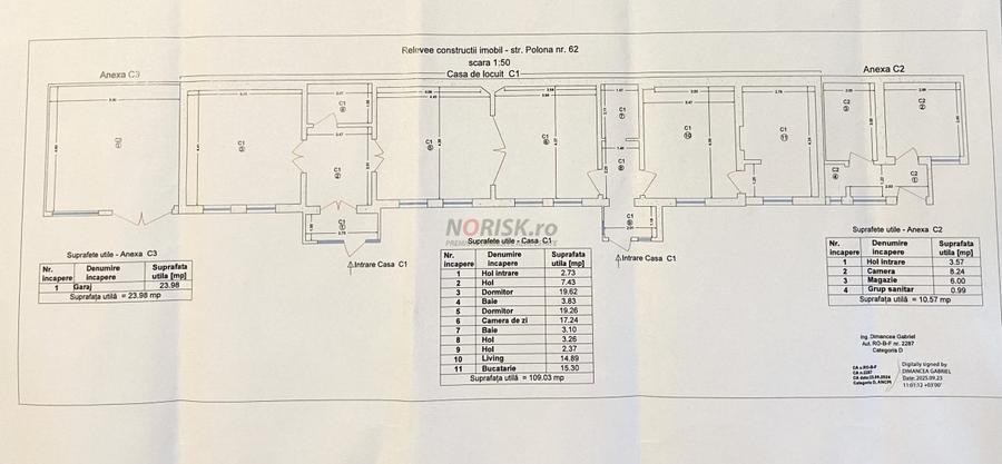 Vilă interbelică | Polonă | 424 mp | Ideală clinică / birouri | Comision 0% - 16