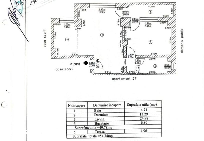 2 camere 55 mp, Compozitorilor BN 9 - 1