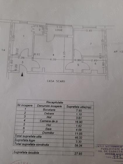 Vand apartament cu 2 camere, semidecomandat, Barlad, jud. Vaslui - 6