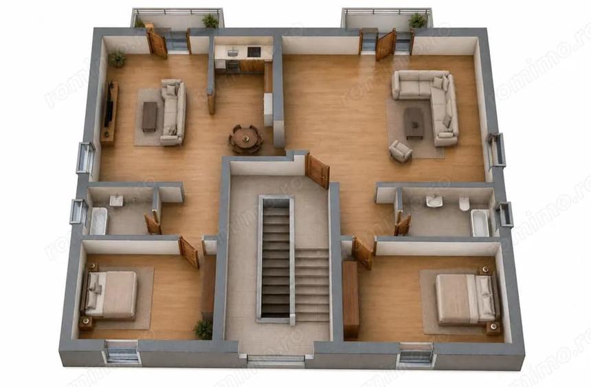 Casa duplex pe orizontala de vanzare pe Calea Cisnadiei in apropiere de Padure - 6