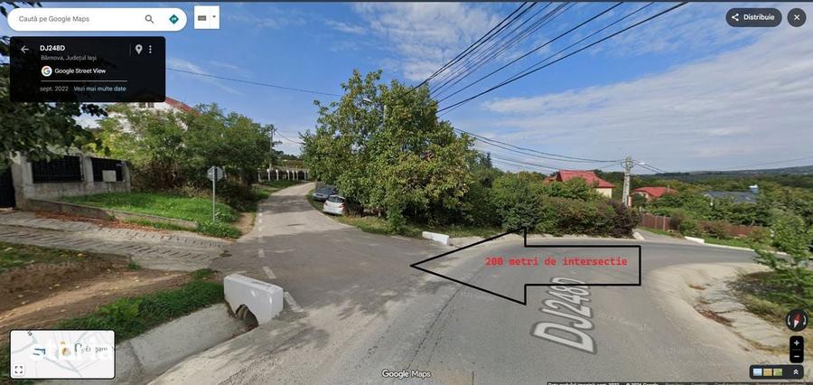 Teren 1363 mp, Intravilan cu utilitati in zona Bucium/Barnova - 3