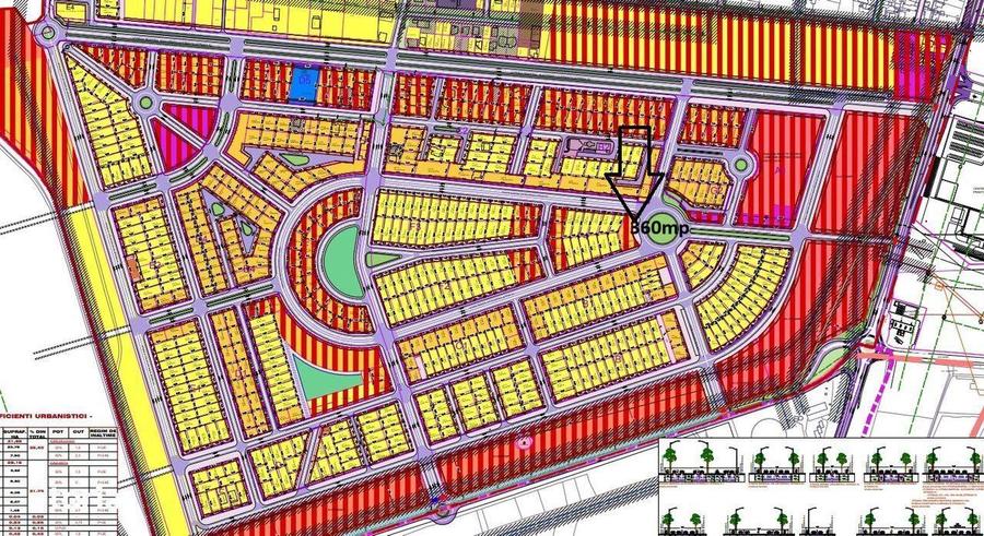 Lotizare Veterani Careul F4, lot 17/2 Teren 360mp - 2
