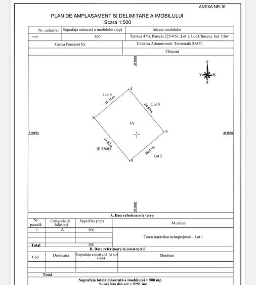Teren Ordoreanu 500m2 Lotul 2 - 4