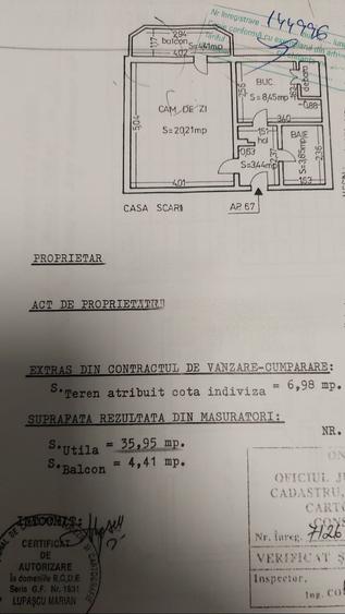 GARSONIERA DECOMANDATA IN BLOC DE APARTAMENTE, 41 MP, ETAJ INTERMEDIAR - 1