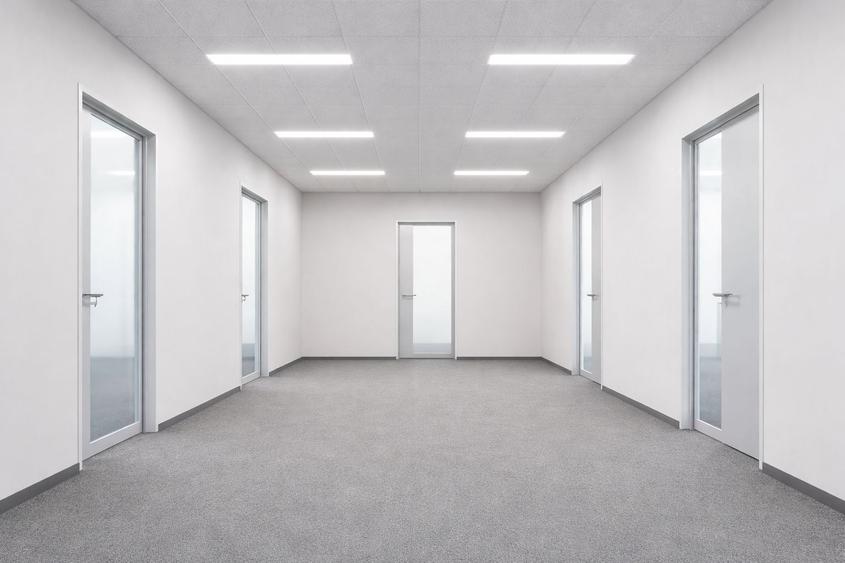 Spațiu birou 25 mp | Compartimentat | Open space + birouri - 2