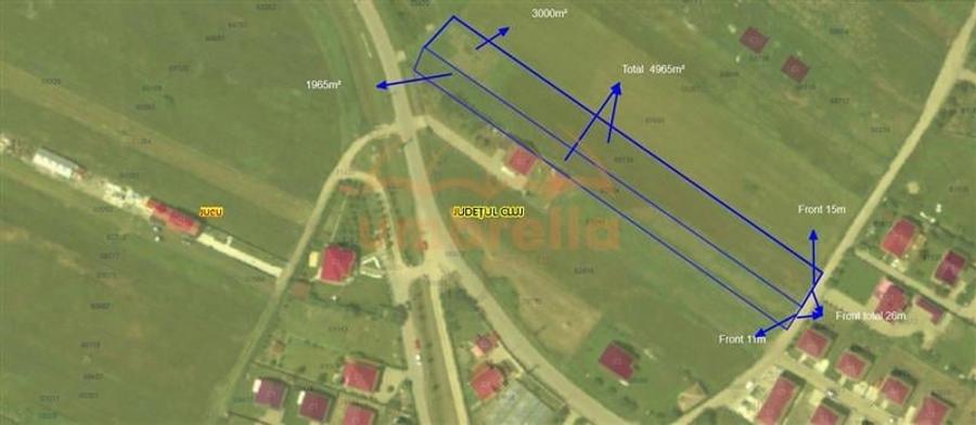 Teren de vanzare Jucu de Mijloc Intravilan 7.463m&Acirc;˛/43&acirc;Ź m&Acirc;˛ - 2