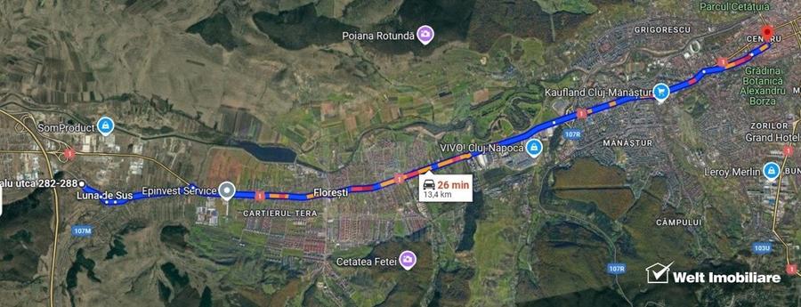 Teren extravilan, Luna de Sus 2000 mp, zona Targului Auto - 3