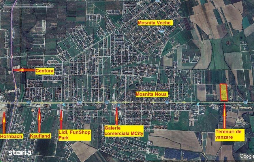 Mosnita Noua - teren pentru constructie 6apartamente - toate utilitati - 4