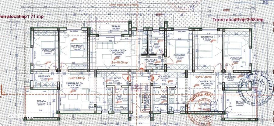 Apartament 3 camere, 80 mp, zona Dumbravita - 1