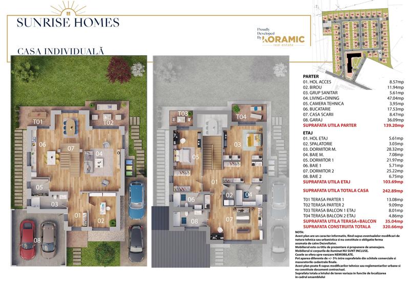 Vila P+1, individuala, 4 dormitoare, 4 locuri de parcare - 10