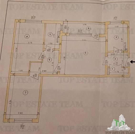 Apartament 3 camere de vanzare in zona Tei-Stefan cel Mare - 9