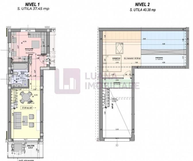 Apartament 2 camere de inchiriat | penthouse | NOU | modern | video - 2