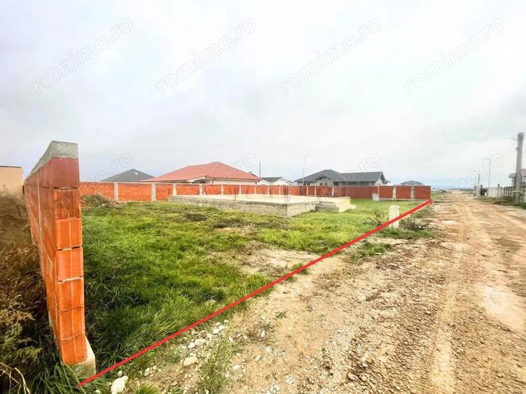 Teren intravilan, fundatie proiect casa, gard si utilitati-Zona Cheriu - 14