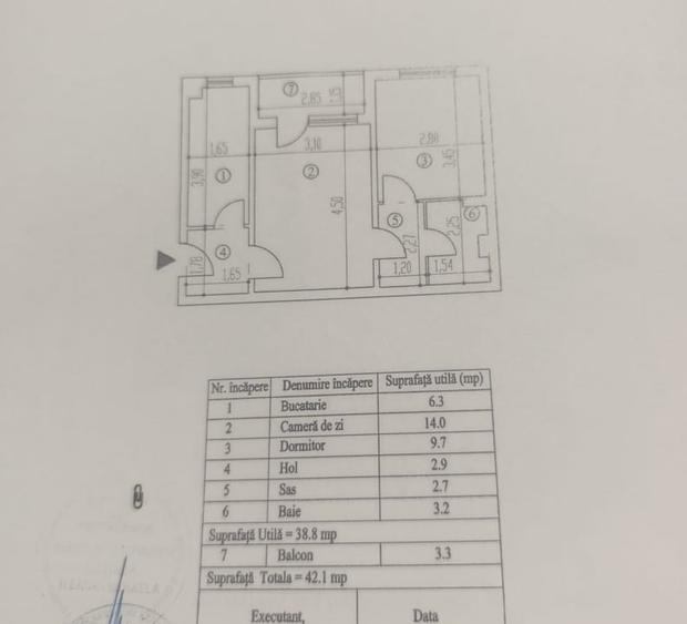 Ap.2 camere Conf. 2 sporit - 42mp, Calea Galati - Kogalniceanu. - 2