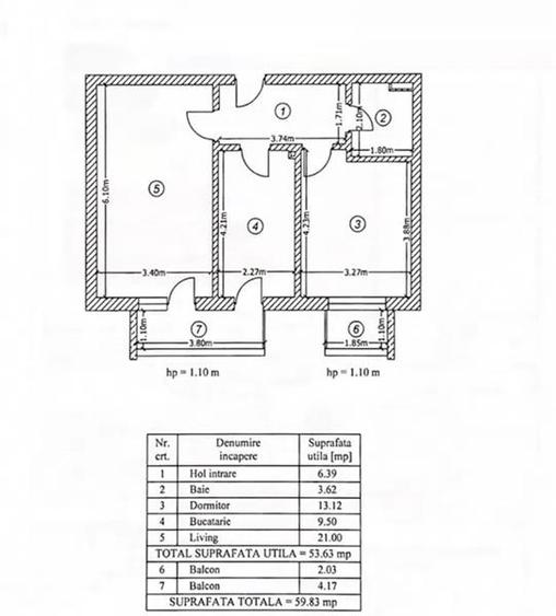 Apartament 2 camere Grand Kristal Residence - 7