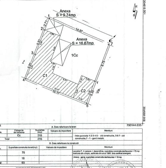 Coiciu-Baba Novac-Casa 4 cam teren 215 mp d-15 m liberă preț 150.000 euro - 4