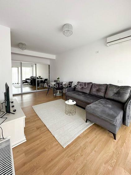 Pipera: Apartament mobilat si utilat, vis-a vis de padure!