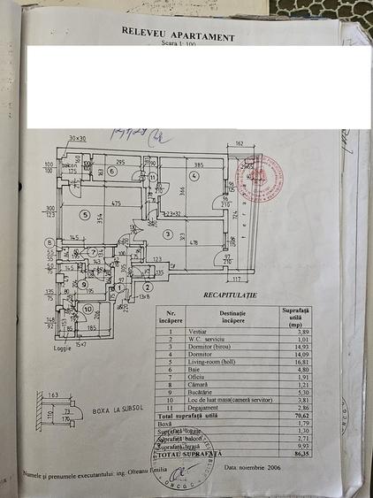 Apartament cu 3 camere decomandat în Sala Palatului