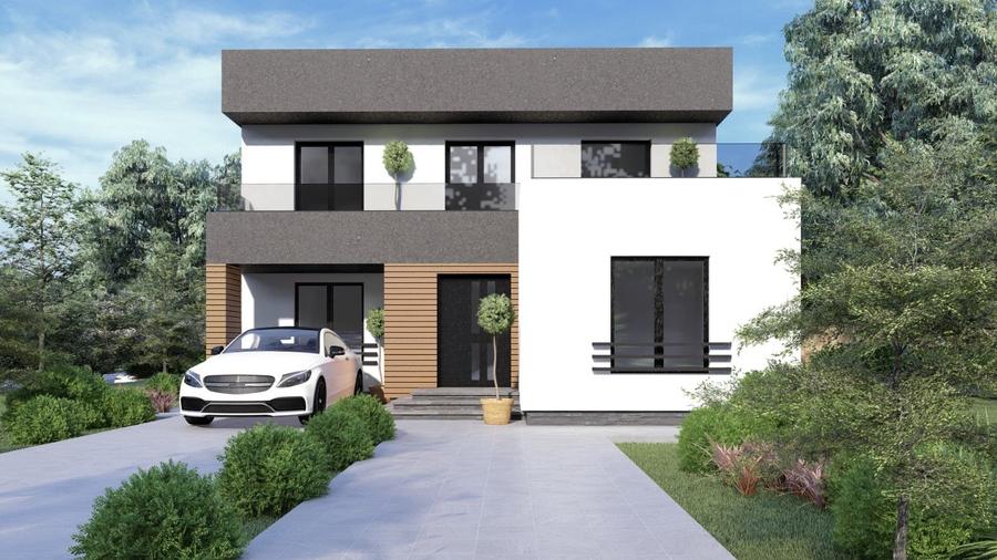Casă individuală cu 4 camere cu Teren 484 Mp în Cetate