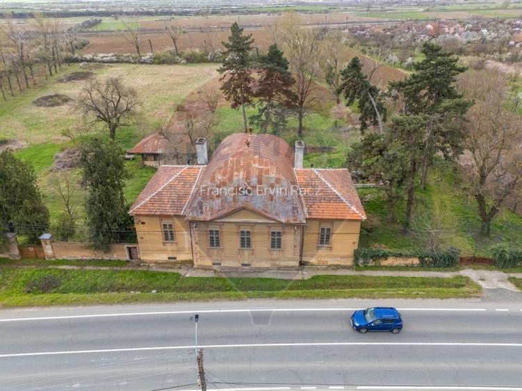 Conac aristocratic secolul XIX , domeniu  2,5 hectare -- Paulis, Arad