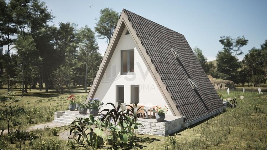 REV2004797 Casa A frame deosebita de vanzare in Snagov - 1