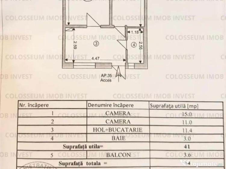 Apartament 2 camere | partial mobilat-zona Grivitei-Onix - 1