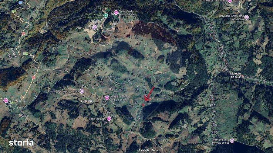 Teren intravilan | 1380 mp | Fundata - 3