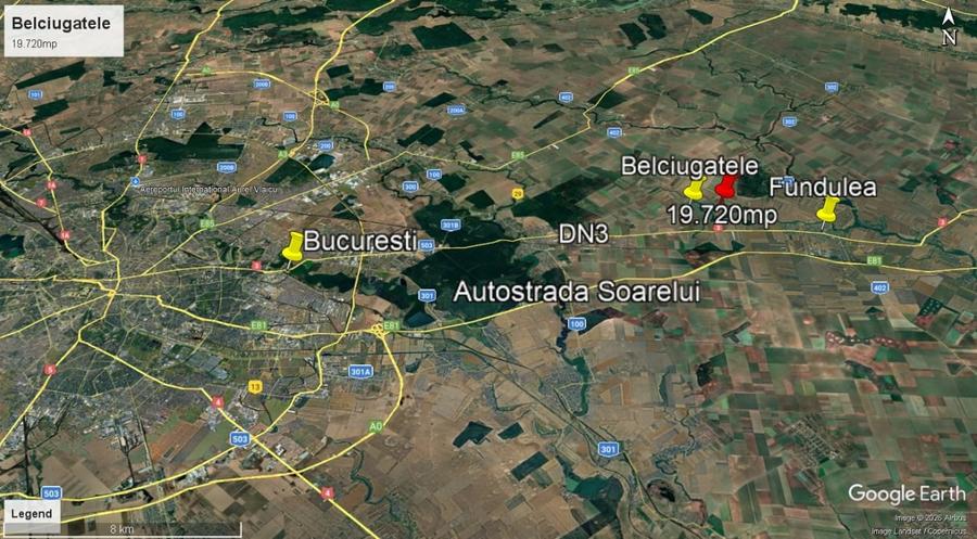 Teren rezidential | industrial 19.720mp Belciugatele Calarasi - 3