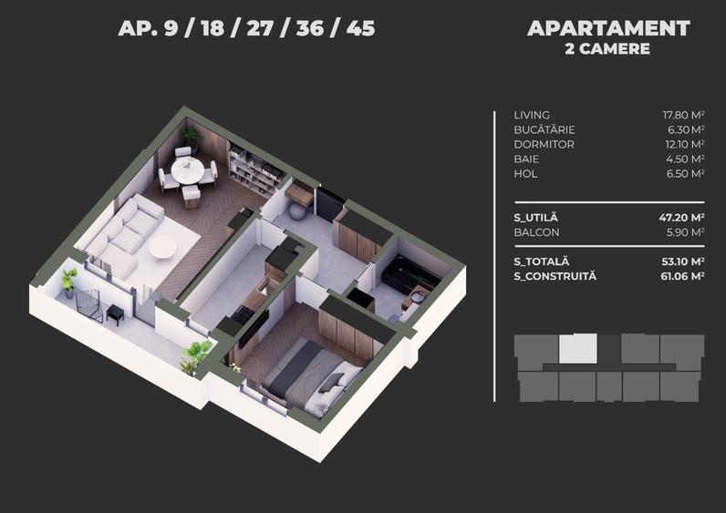 Apartament cu 2 camere, imobil premium - Zona Bd Brancoveanu, Comision 0! - 5
