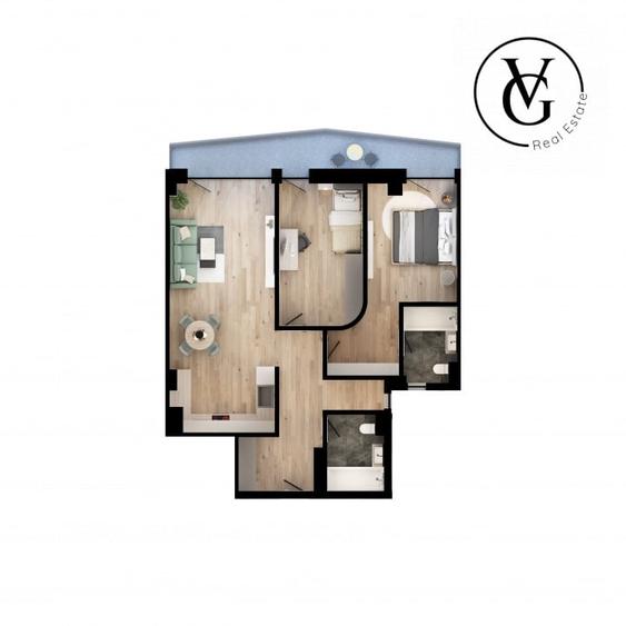 Apartament 3 camere - LakeSide Home - vedere frontala lac - 7