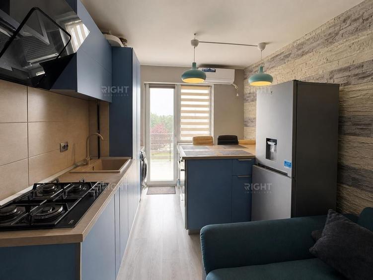 Apartament cu 2 camere, mobilat în Sânpetru