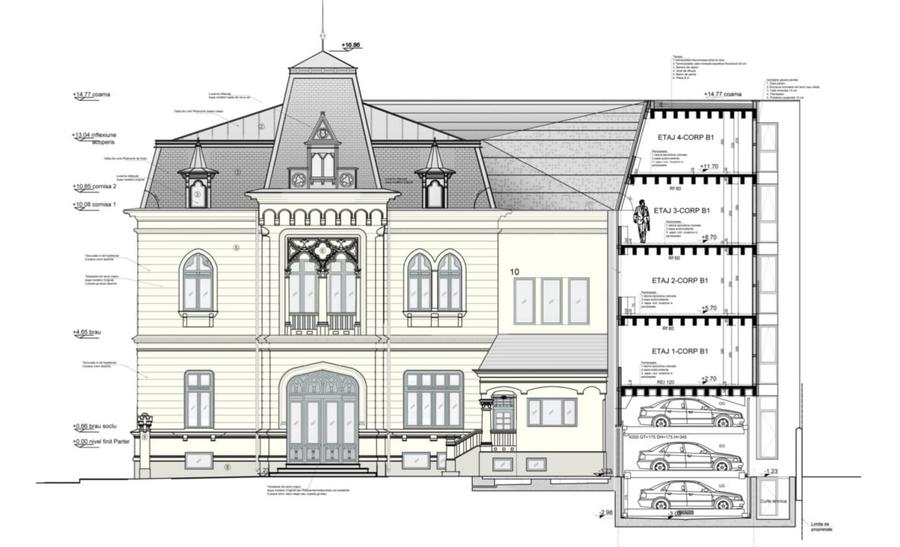 Vila istorica consolidata Universitate - Gradina Icoanei - Sup. 1500 mp - 20